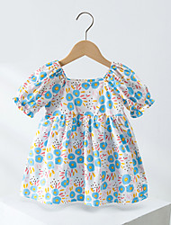cheap -New Sweet Children&#039;S Skirt Girls Summer Dress Children&#039;S Flower Dress Princess Dress