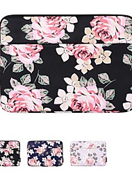 cheap -Laptop Sleeves 11.6&quot; 12&quot; 14&quot; inch Compatible with Macbook Air Pro, HP, Dell, Lenovo, Asus, Acer, Chromebook Notebook Carrying Case Cover Waterpoof Shock Proof Polyester Flower for Travel Business