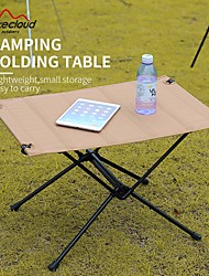 cheap -Aluminum Alloy Folding Table And Chair Stool Barbecue Field Camping Picnic Outdoor Portable Table Ultra-Light Folding Table