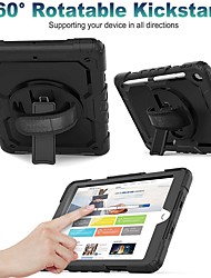 cheap -iPad 9th/ 8th/ 7th Generation Case 10.2 with Screen Protector Pencil Holder 360 Rotating Hand Strap &amp;Stand Drop-Proof Case for iPad 10.2 inch 2021/2020/2019