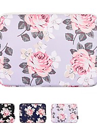 cheap -Laptop Sleeves 11.6&quot; 12&quot; 14&quot; inch Compatible with Macbook Air Pro, HP, Dell, Lenovo, Asus, Acer, Chromebook Notebook Carrying Case Cover Waterpoof Shock Proof Polyester Flower for Travel Business
