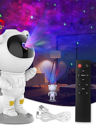 cheap -Astronaut Star Galaxy Projector Starry Sky Night Light with Timer Remote Control USB Nebula Lamp 8 Light Modes for Children Adults Baby Bedroom 360°Adjustable Design