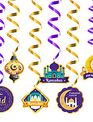 cheap -Eid al Fitr Spiral Pendant Ramadan Vortex Pendant Party Decoration Accessories Set