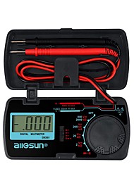 cheap -ALLOSUN Digital Multimeter / DMM / Multi Tester Amp / Ohm / Volt Meter / Diode and Continuity Test Pocket Size