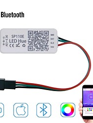 cheap -SP110e Addressable LED Bluetooth Controller Ws2812b 5V-12V iOS/Android App Wireless Remote Control Pixel Light Controller for WS2812 SK6812 SK6812 RGBW Dream Color RGB Strip Lights 1PC