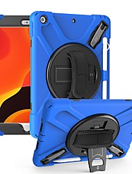 cheap -Tablet Case Cover For Apple iPad 10.2&#039;&#039; 9th 8th 7th iPad Air 4th Shockproof Dustproof with Stand Solid Colored Silica Gel PC