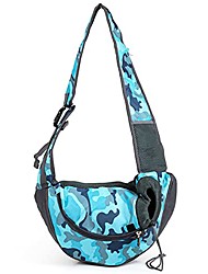 cheap -Outdoor Travel Dog Shoulder Bag Mesh Oxford Single Comfort Sling Handbag Pouch S-402210Cm Camouflageblue