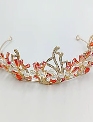cheap -Crystal / Alloy Crown Tiaras with Crystal / Rhinestone 1 PC Wedding / Special Occasion Headpiece
