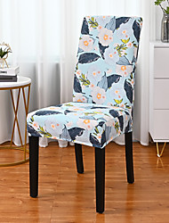 cheap -Stretch Kitchen Chair Covers Dinning Chair Seat Slipcoevr Edge Dustproof Protector for Hotel,Banquet,Wedding,Party Removable Washable