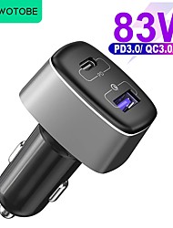 cheap -Factory Outlet 83W Output Power USB Car USB Charger Socket Fast Charge CE Certified For Cellphone Universal D2 1 pc