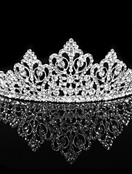 cheap -Rhinestone / Alloy Crown Tiaras with Rhinestone / Sparkling Glitter 1 PC Wedding / Special Occasion Headpiece