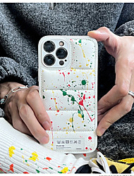 cheap -Phone Case For Apple Back Cover iPhone 13 12 11 Pro Max X XR XS Max Shockproof Dustproof Puffer Graphic Silicone