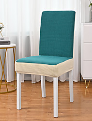 cheap -Jacquard Stretch Spandex Dining Chair Cover, Seat Protector Slipcover for Dining Room,Wedding, Ceremony, Banquet,Home Decor