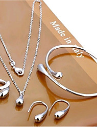 cheap -Women&#039;s necklace Chic &amp; Modern Street Geometry Jewelry Sets / Silver / Fall / Winter / Spring / Summer