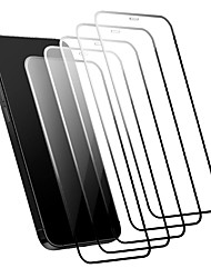 cheap -Phone Screen Protector For Apple iPhone 13 12 Pro Max 11 Pro Max Mini Tempered Glass 5 pcs High Definition (HD) 9H Hardness Ultra Thin Front Screen Protector Phone Accessory