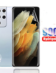 cheap -[1 Set]For Samsung Galaxy S21 S20 Plus Ultra S10 S9 Plus Note 20 Plus Ultra Note 10 Pro A72 A52 A42 A32 M51 M21S Full Coverage Clear Soft TPU Screen Protector Outside Inside Protective Film