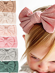 cheap -Baby Girls&#039; Active / Sweet Daily White Striped / Solid Colored Polyester Hair Accessories Green / White / Gray Kid onesize
