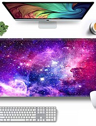 cheap -Large Mouse Pad Full Desk Extended Gaming Mouse Pad 35 X 15 Waterproof Desk Mat with Stitched Edges Non-Slip Laptop Computer Keyboard Mousepad for Office and Home Galaxy Design