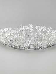 cheap -Crystal / Alloy Crown Tiaras / Headdress with Crystal 1 PC Wedding / Special Occasion Headpiece