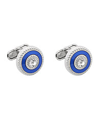cheap -Men&#039;s Cufflinks Classic Ethnic Casual Fashion Classic Floral Brooch Jewelry Blue For Home Christmas Gifts Anniversary Housewarming Thank You