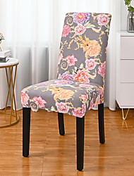 cheap -Vintage Floral Dining Chair Cover ​Stretch Spandex, Chair Protector Cover Seat Slipcover with Elastic Band for Dining Room,Wedding,Ceremony,Banquet,Home Deco