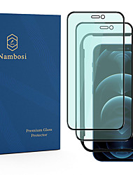 cheap -[2PCS]Phone Screen Protector For iPhone 13 12 Pro Max mini 11 Pro Max XR X XS Max 8 7 Plus Tempered Glass High Definition (HD) Anti Blue Light Scratch Proof