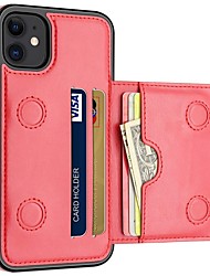 cheap -Phone case for iPhone 13 with Card Holders Dual Layer Lightweight Slim Leather iPhone 13 Pro max Wallet Case Flip Folio Magnetic Lock Protective Case for Apple iPhone