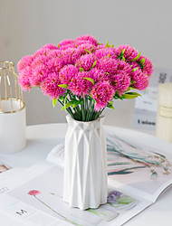 cheap -Artificial Flowers Bouquet 5Pcs Wedding Decorative Artificial Flower Display