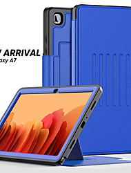 cheap -Tablet Case Cover For Samsung Galaxy Tab A8 A7 Lite Portable Shockproof Dustproof Solid Colored PU Leather TPU PC