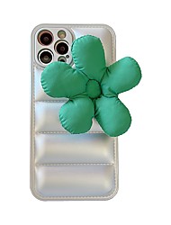 cheap -Phone Case For Apple Back Cover iPhone 13 12 Pro Max Shockproof Dustproof anti-drop Flower PU Leather TPU