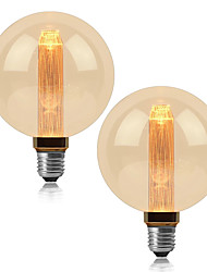 cheap -G95 Guide Light Bulbs Vintage Edison LED Light 3W 220V 110V E26/E27 Base Warm White 2200K Replacement Bulbs for Wall Sconces Lights Pendant Light Amber Warm &amp; Squirrel Cage 1PC 2PCS 4PCS
