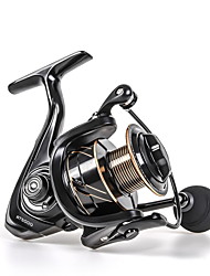 cheap -Fishing Reel Spinning Reel 5.5:1 Gear Ratio 13+1 Ball Bearings Lightweight Ultra Smooth Powerful for Freshwater and Saltwater / Sea Fishing / Carp Fishing / # / Alumium Alloy / Bass Fishing