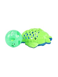cheap -Cat Toy Ball With Small Fish Bell Abs Plastic Hollow Ball Pet Self-hey Cat And Dog Toys Cat Toys Interactive For Indoor Cats