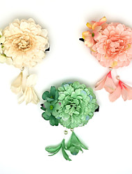 cheap -Yukata Festival Hair Accessories Silk Flower Hairpins and Wind Headdress Handmade Imitation Flower Pendant Pearl Kimono Accessories