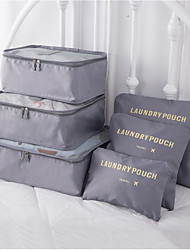cheap -Underwear Travel Bag Wash Makeup Portable Storage Bag Six-piece Suit Luggage Shoe Storage Bag 6-piece Set
