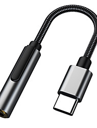 cheap -USB Type C to 3.5mm Headphone Jack Adapter USB C to Aux Audio Dongle Cable Cord for Pixel 4 3 2 XL Samsung Galaxy S21 S20 Ultra S22+ Note 20 iPad Pro and More