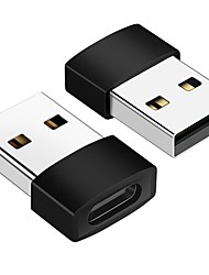 cheap -USB C Female to USB Male Adapter 2-Pack Type C to USB A Charger Cable Adapter Compatible with iPhone 11 12 13 Pro Max Samsung Galaxy Note 10 S22 Plus S20+ Ultra Google Pixel 4 3 2 XL
