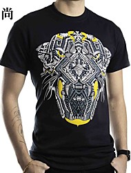 cheap -men&#039;s clothing wholesale 2022 spring and summer cross-border new products european station men&#039;s short-sleeved t-shirt solid color printing short-sleeved t-shirt large size