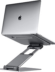 cheap -Ergonomic Laptop Stand For Desk Adjustable Height Up To 20 Laptop Riser Computer Stand For Laptop Portable Laptop Stands Fits All MacBook Laptops 10 15 17 Inches Pulpit Laptop Holder Desk Stand