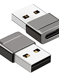 cheap -2-Pack USB C Female to USB Male Adapter Type C to USB A Charger Cable Adapter,Compatible with iPhone 11 12 13 Pro Max iPad 2020 Samsung Galaxy Note 20 S21 Plus S22+ Ultra Google Pixel 4 3 2 XL