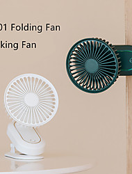 cheap -Folding Fan Portable Quiet Operation 2000mAh Battery 3 Speed USB Charging Desktop Portable Electric Fan