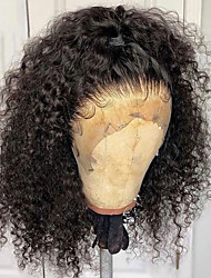 cheap -Lace Fronta Wig Human Hair Jerry Curly 4x4 Lace Closure Wig 150% Density Remy Lace Front Wig Brazilian Human Hair Pre Plucked For Women