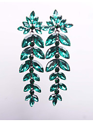 cheap -Women&#039;s Green Synthetic Amethyst Earrings Classic Star Earrings Jewelry Green For Party Promise Festival 1 Pair