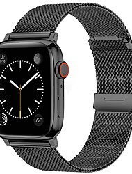 cheap -Smart Watch Bands Compatible with Apple Watch Band 38/40/41mm 42/44/45mm for Women Men, Magnetic Stainless Steel Milanese Mesh Loop Adjustable Strap Replacement for iWatch Series 7/6/5/4/3/2/1/SE