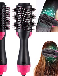 cheap -One Step Hot Air Brush Household Hair Dryer Brush &amp; Volumizer Hair Curler Straightener Salon Hair Styling Tools
