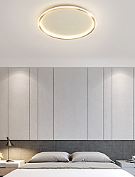 cheap -60 cm Ultra Thin Ceiling Light LED Round Gold Aluminum Nordic Style Dining Room Living Room Restaurant Bedroom 220-240V