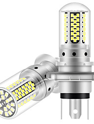 cheap -1pcs H4 LED Moto BA20D p15d LED Motorcycle Headlight Bulbs 2016 180 SMD LED White Lamp Scooter Accessories Fog Lights 12V