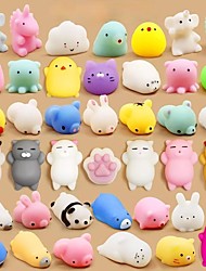 cheap -50/80/100PCS Kawaii Squishies Mochi Anima Squishy Toys For Girls Boys Antistress Ball Squeeze Party Favors Stress Relief Toys For Birthday