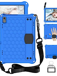 cheap -Tablet Case Cover For Lenovo Tab M10 HD M8 FHD M7 M10 FHD Plus Shoulder Strap Shockproof Dustproof Solid Colored TPU PC