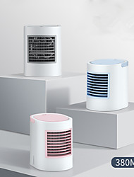 cheap -Oval Water Cooling Fan Desk Fan Portable Quiet Operation Strong Airflow Water Mist Fan